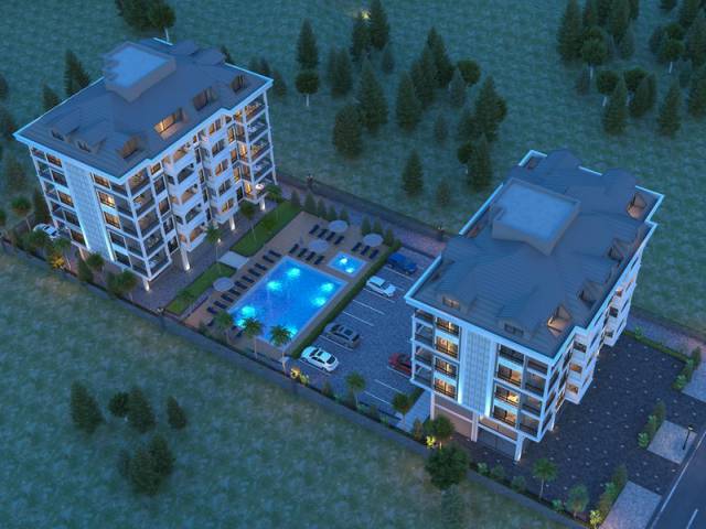 Modern Designer Apartments For Sale in Kargıcak